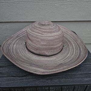 Scala Collezione Sun Hat with UV Protection UPF 50+ Brown Tan Crushable ONE SIZE